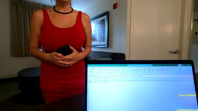 Jason Michaels: Under the desk blowjob interview POV