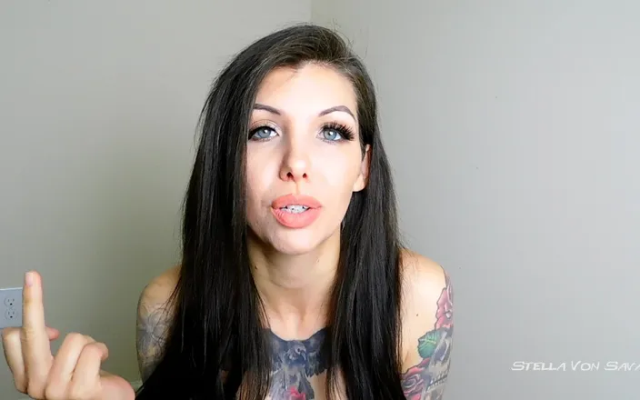 Stella Von Savage: Loser's 1 Min Humiliation JOI