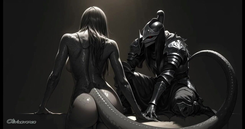 Oliviaevence: Knight vs Serpent - वासना की खोखला, प्रलोभन और वर्जित इच्छा