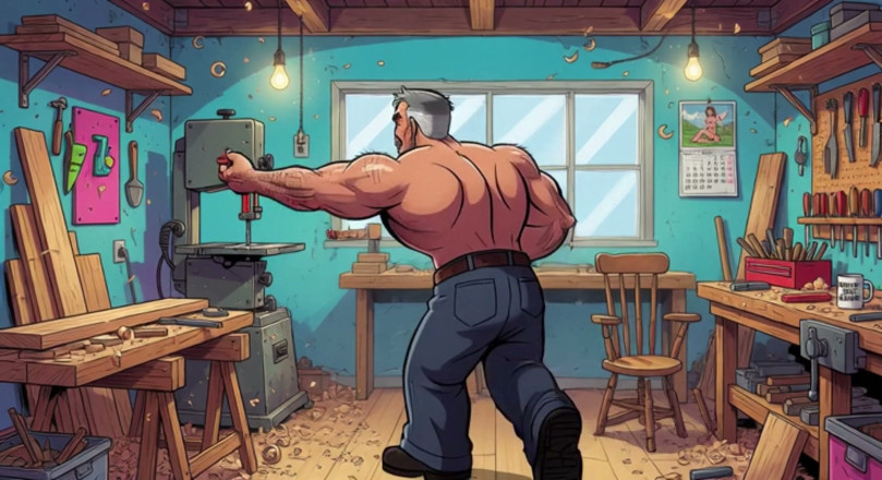 Erotic Man: Shirtless Men Animation
