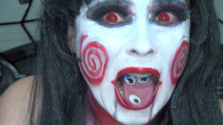 Angel eyes studio: Occhi duri con un'allieva in movimento, dentro la mia pancia!