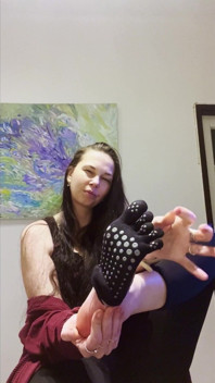 Sniff and Lick My Sweaty Toe Socks After Yoga