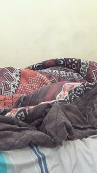 Deep Kissing While Playing with a Strange Object Under the Duvet