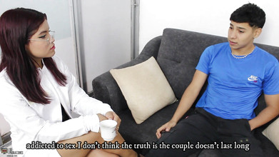 kem: The Horny Brunete Doctor Sees My Big Cock and Decides...