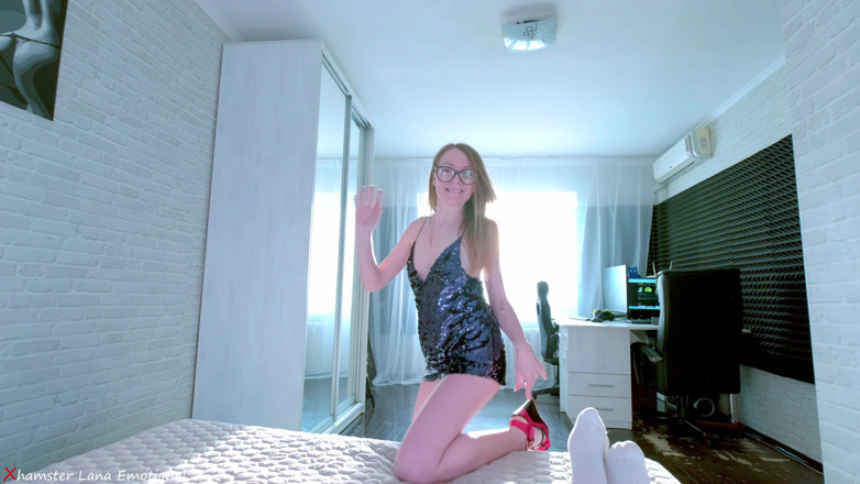 Lana Emotional: Stepsis Catches Her Stepbro Jerking off and Help Him to...