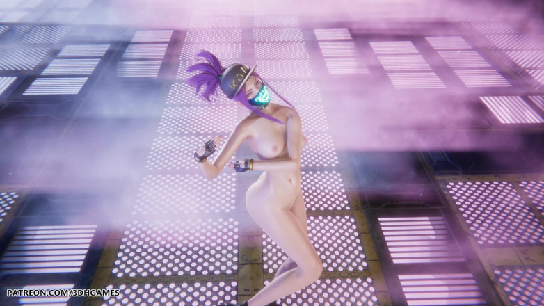 3D-Hentai Games: Aespa - armageddon - Akali sexy danza desnuda