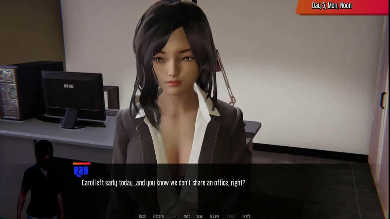 Dirty GamesXxX: Maids and maidens: a kiss from the secretary in the...