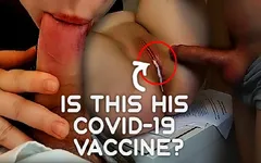 Is your sperm a COVID 19 vaccine, boss? I Will get it! Tricked blonde secretary