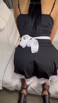 The Naughty Maid Was Ordered to Suck and Fuck in Order to Keep Her Job.