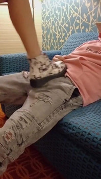 Fetish kaki - sepatu bot Jepang
