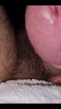 Cumshot on Holiday with a Huge Cock