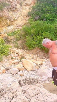 Old Fat Husband Has Giant Hot Dog and Is a Giant Fat Man