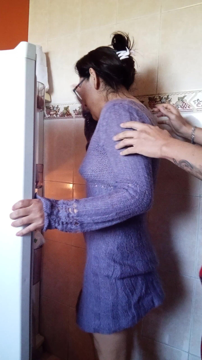 jo69sensualidadyplacer: Nhanh chóng trong tủ lạnh với mẹ kế của tôi