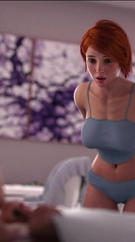 Futa Jerks Her Giant Cock While Thinking of Step-family - Package Perfect Gameplay