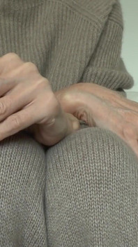 Lady Victoria Valente - Cashmere Knit Outfit, Beautiful Hands, Cocoa Fingernails, Close-ups, JOI