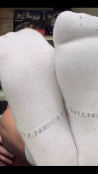Stinky White Gym Socks