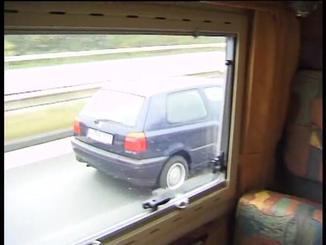 Lucky Cooch: Blonde babe gets plowed in the car in a threesome
