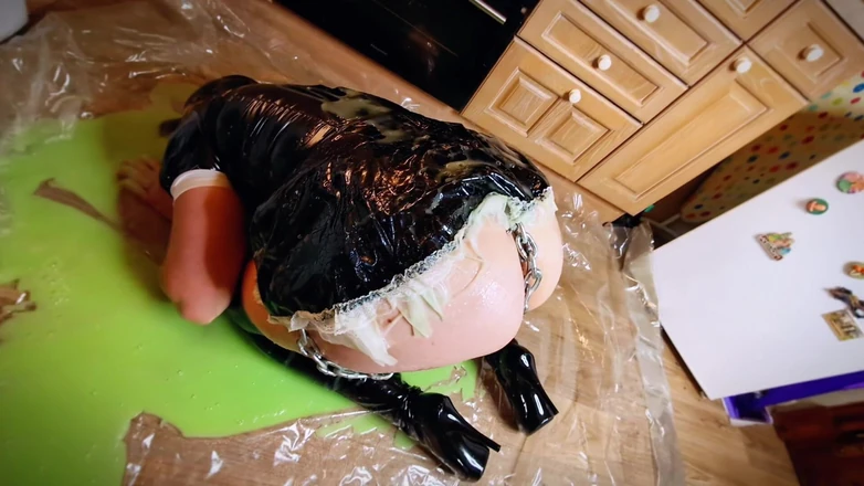 Shannon Huxley: Chained and Gagged Maid Gunge