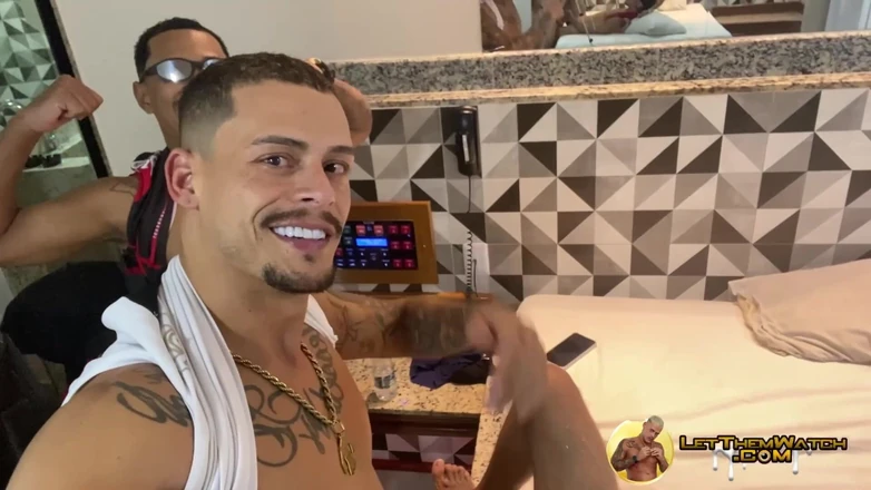 Let them watch: Pasukan tag tanpa kondom 2 vs 1 letthemwatch tegar, thug Latinos membiakkan...