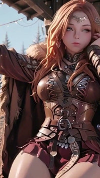 Red Queen's Epic Journey! Cold Beauty in the Gothic Hall, a Lazy Warrior Under Heavy Armor?