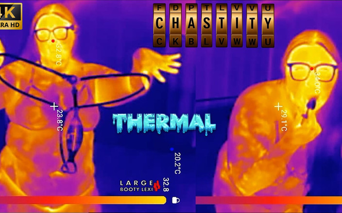 largebootylexi: Lần đầu tiên bị nhốt trong thắt lưng trinh tiết! Đít bbw...