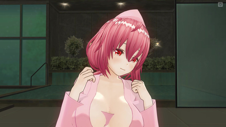 H3DC: HENTAI 3D 3D: freundin in rosa bademantel reitet dildo und kommt