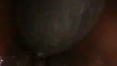 Dark-skinned Barbie Banks enjoys ass and mouth sex