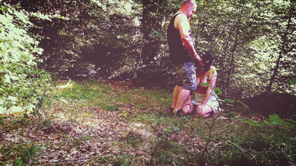 Toilet Mommy: Milf slut training in forest