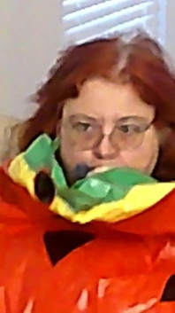 BBW Nurse Vicki Blowing up a Huge Plastic Float That Looks Like a Water Melon Slice