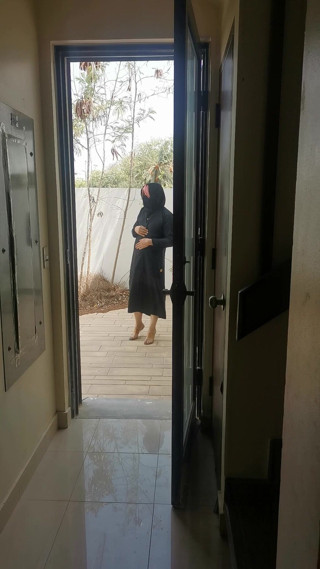 Jade Rain: Arab Muslim Sissy Wearing Hijab Outdoors
