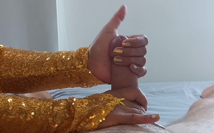 Handjob Passion: 궁극의 아시아 황금 핸잡 - 반짝이는 골드 손톱과 팔 소매 긴 애널 및 에지 &amp; 시끄러운 폭발 POV