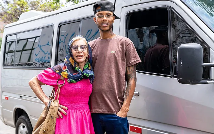 MaturePickup: Tattooed 81 Years Old Granny Picked up for Anal