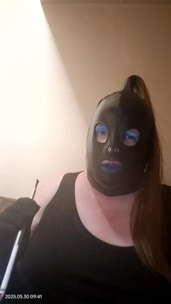 Fat Tranny Smoking Using a Long Handled Holder