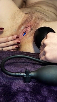 I Tear My with an Inflator Along with the Balloon