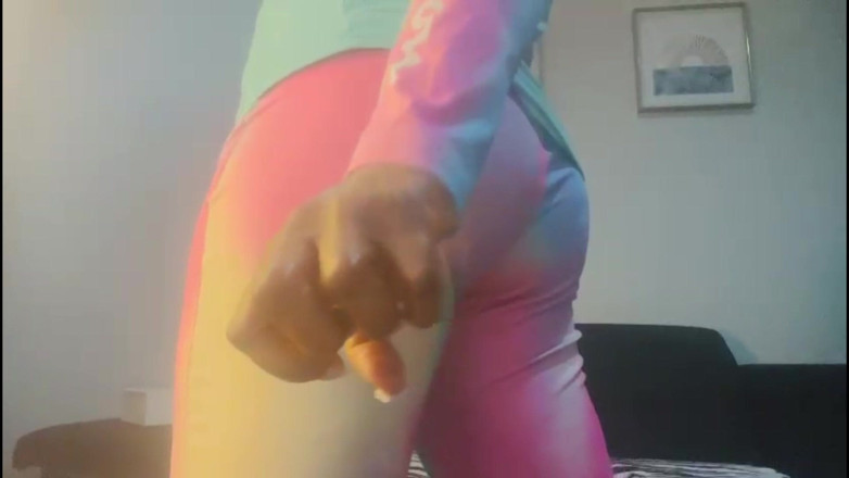Maeling: Mummified Tiny Shoved in Anal Gym Pant
