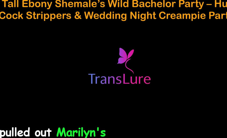 TransLure: English Audio Sex Story - Tall Ebony Shemale's Wild Bachelor Party -...