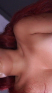 Redhead Teen Gives Me a Rough and Sloppy Deep Throat