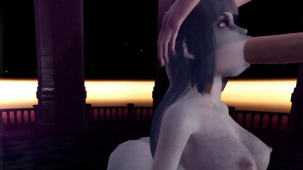 Wraith ward: Chica fantasma con garganta profunda | 3D porno