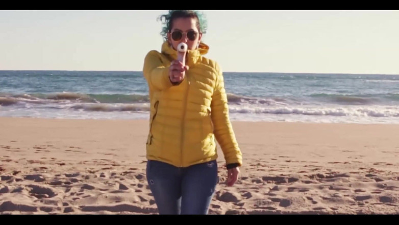FayahGirl: Praia masturbação