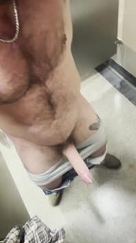 Cum in the Bathroom Stall