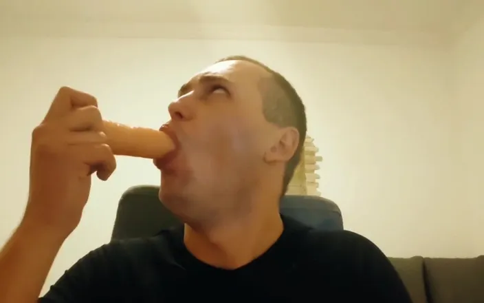 Merry Bell: Handsome Student Fucks Himself Hard in the Mouth, Deep Throat,...