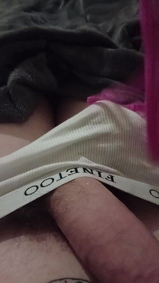 Cuminpanties22: Super Thick Cum Shot Into My Friends Cute Pink Panty
