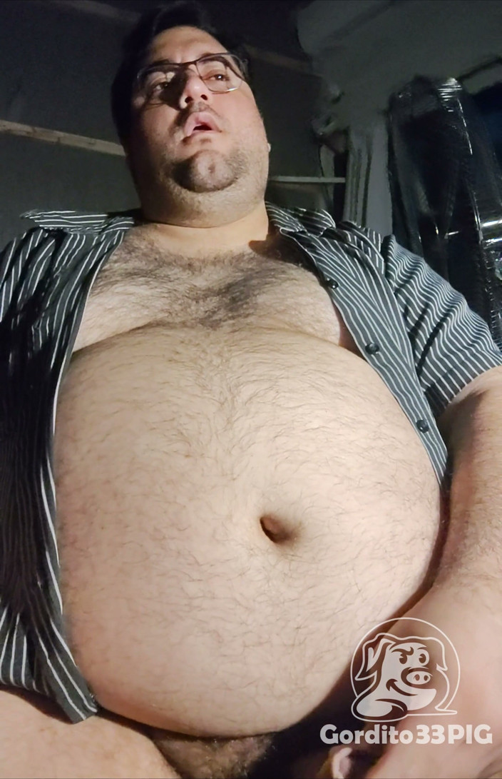Gordito33PIG: Tlusté, špinavé a zpocené prase masturbuje celý den
