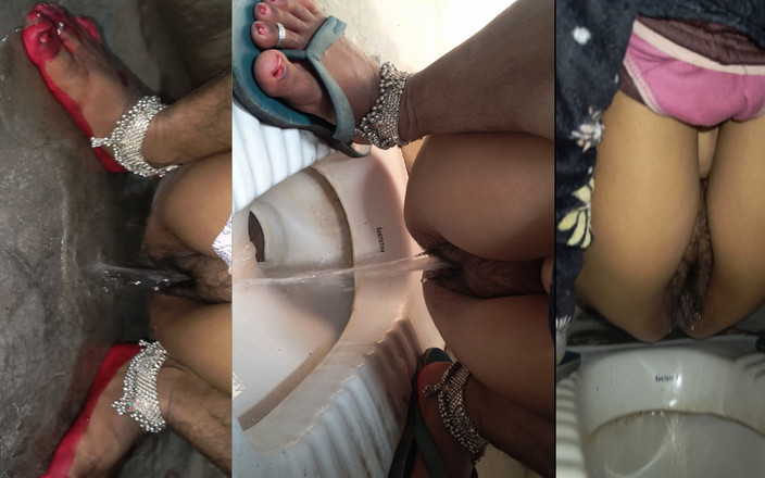 Happyhome: Frumoasă indiancă bhabhi care se pișă, videoclip de aproape cu...