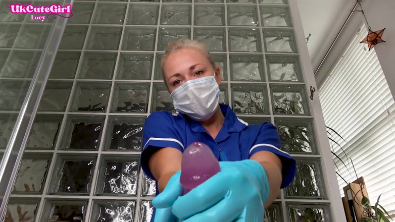 UKCuteGirl Lucy Lauren: Clinical Semen Collection with a Very Naughty Nurse