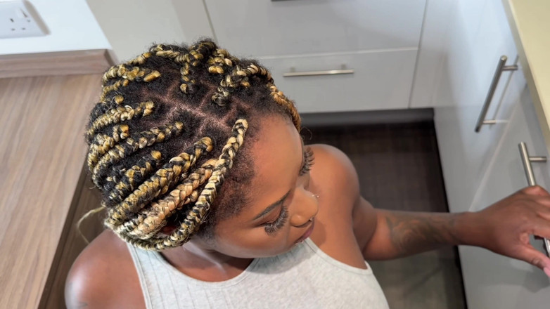 Xeinna Rose: POV Ebony Kitchen Fuck Ebony Xeinna Rose MrRizzPOV - Black on...