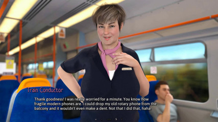 Dirty GamesXxX: Calore estivo: sexy super modella in treno ep.1