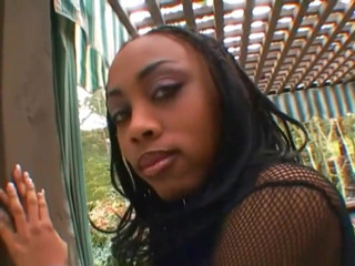 Double Penetration Party: Two hard cocks for a busty ebony girl