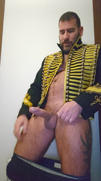 Daddy Huge Cock Masturbating