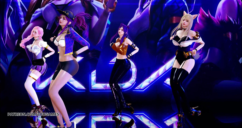 3D-Hentai Games: Blackpink - por siempre joven striptease 4k 60fps